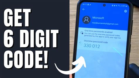 6digit|6 digit code.
